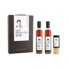최순희 전통명장이 만든 참기름 2개 참깨 1개 선물세트